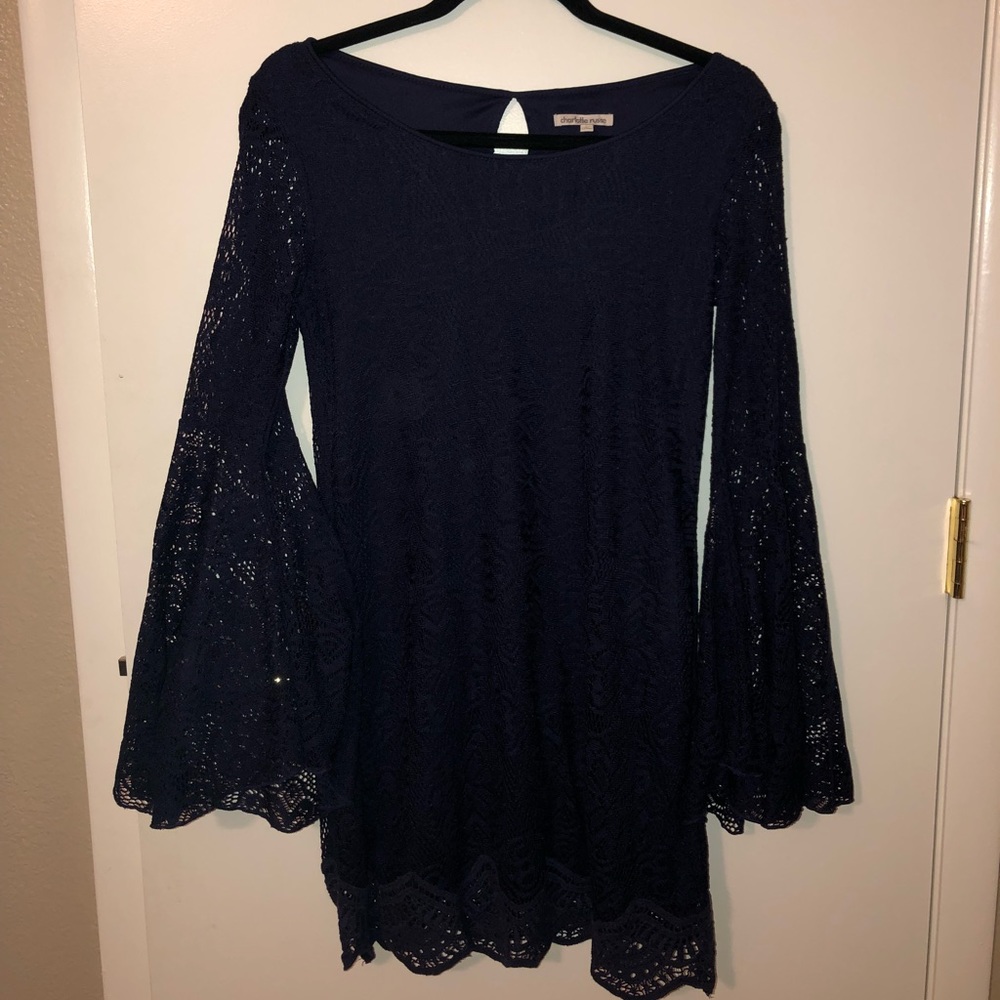 Long Sleeved Lace Dress